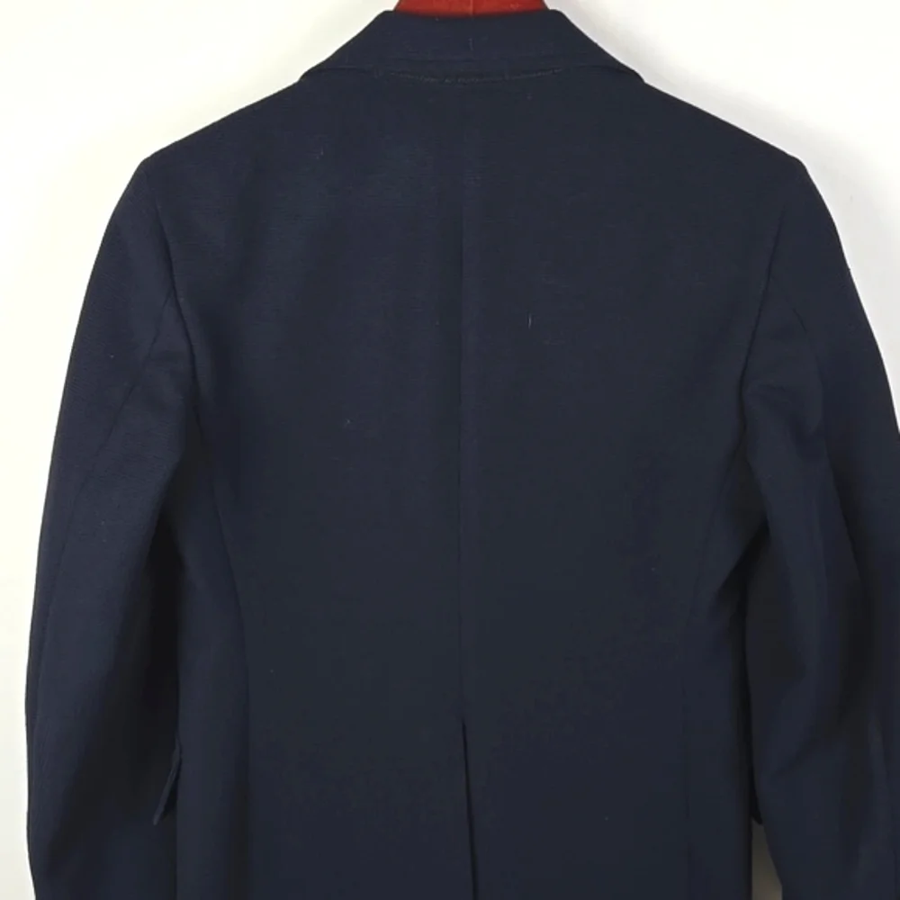 Vintage Mens Navy Blue Sports Coat Blazer Jacket **See Measurements**